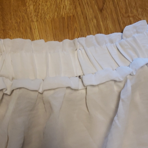 Entro white semi sheer off the shoulder flowy top - Picture 3 of 3